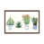 Toile avec cadre en bois classique
