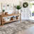Long Hallway Rug – Non-Slip Washable Kitchen Floor Rug with Rubber Backing, Modern Low Pile Thin Wide Carpet for Bedroom, Entryway Indoor (Brown Beige)-871908013