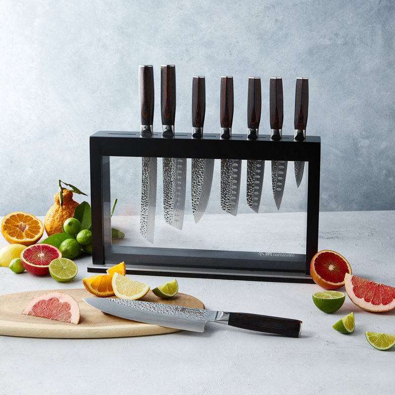 Cuisine::pro Damashiro EMPEROR Hisa Knife Block