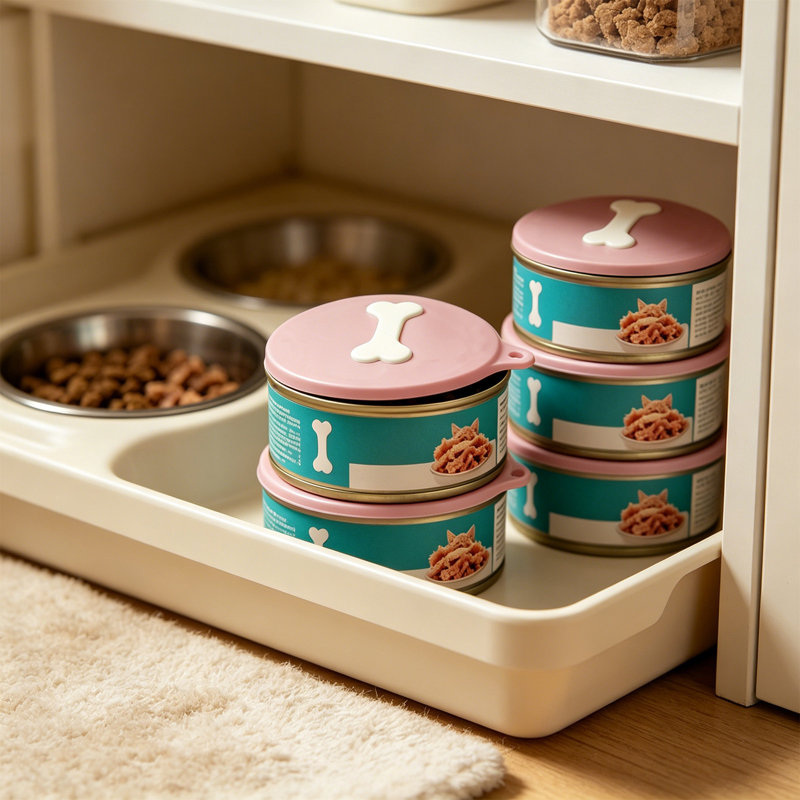Couvercle réutilisable pour aliments en silicone, rose, Rose