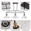 Luminaire suspendu industriel 3 lumières