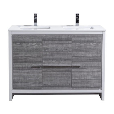 Ensemble de meuble-lavabo double 48 po Meraris