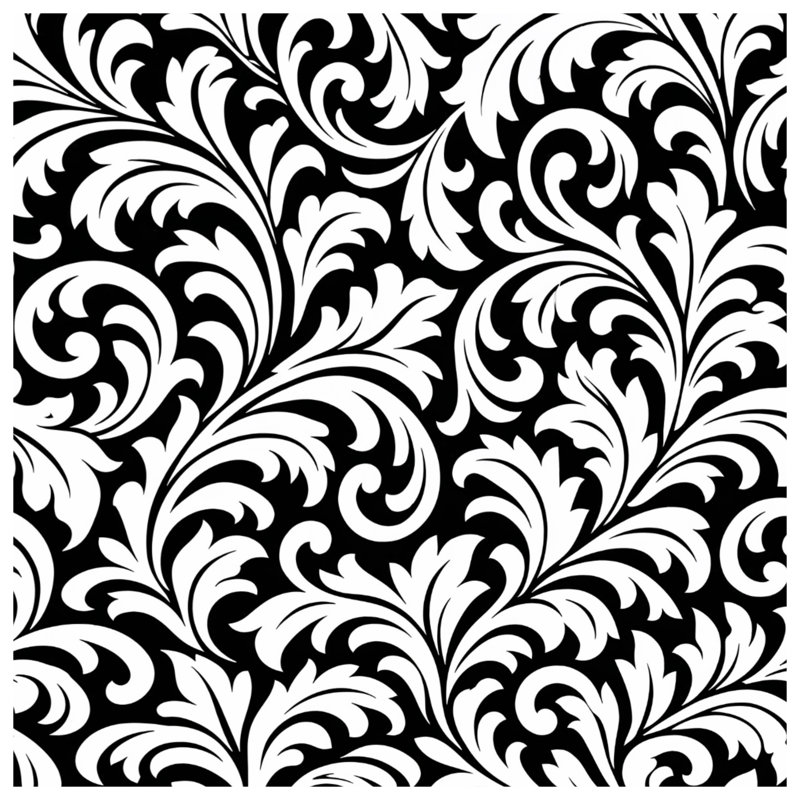 Couvertures damassées noires et blanches, 50in W x 60in H