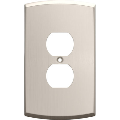 Franklin Brass Soft Arch 1-Gang Oversized Duplex/Outlet Cover Wall Plate