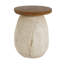 Table d'appoint en forme de poire Laigha Modern Coastal Organic-128952856-128952853
