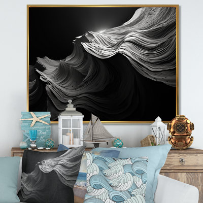 " Black And White Coral Mystic Abyss I "