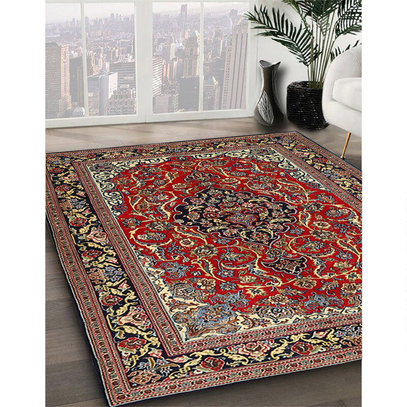 Ceth Floral Indoor Rug, Square 6'