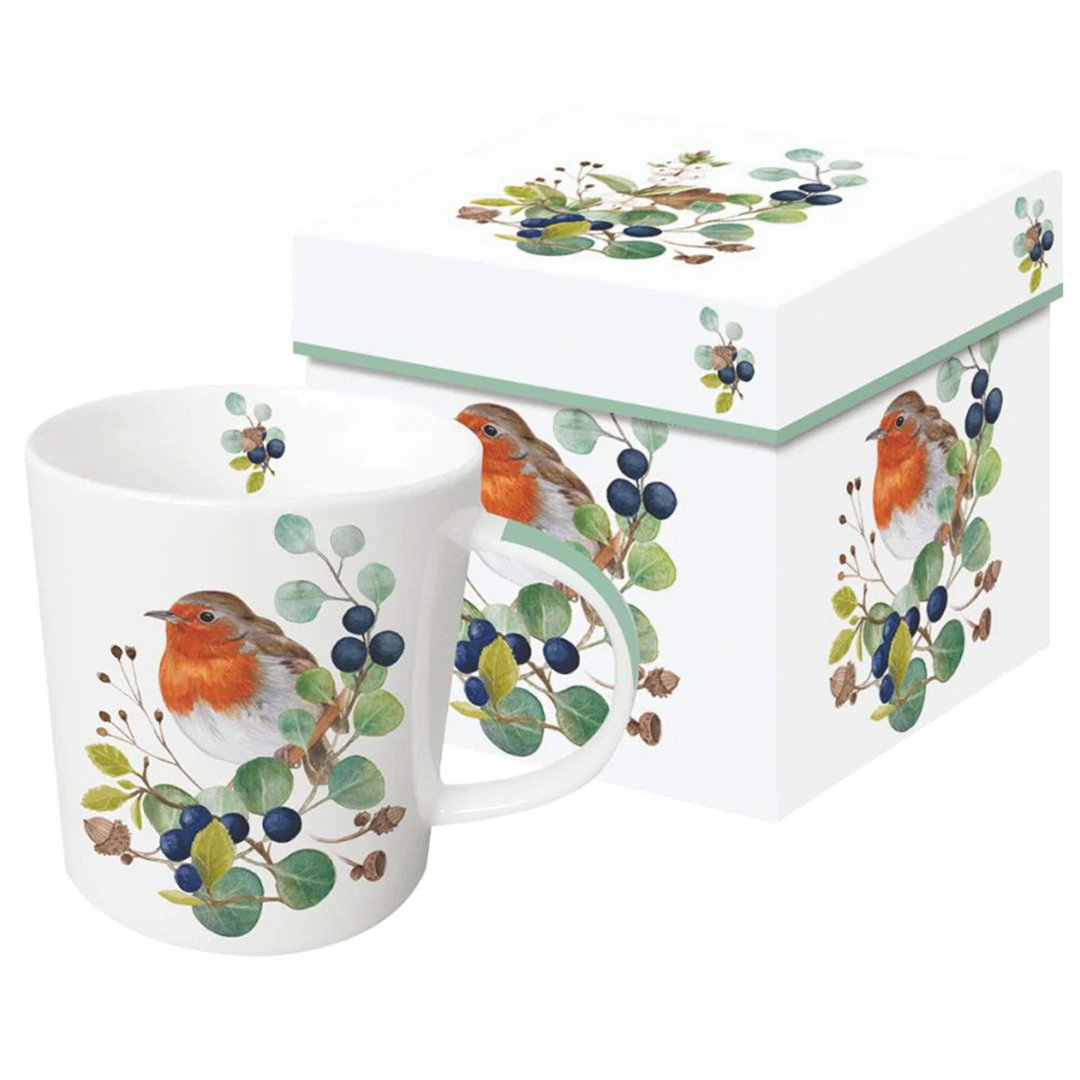 Oiseau sur Branche Trend Mug in Geschenkbox