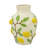 12.5" Ceramic Lemon Vase, Decorative Lemon Ceramic Vase for Tabletop Floral Display