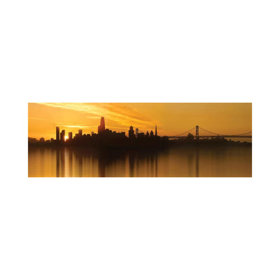 Urban Fall by Artist: Lee Sie - Wrapped Canvas Panoramic Print