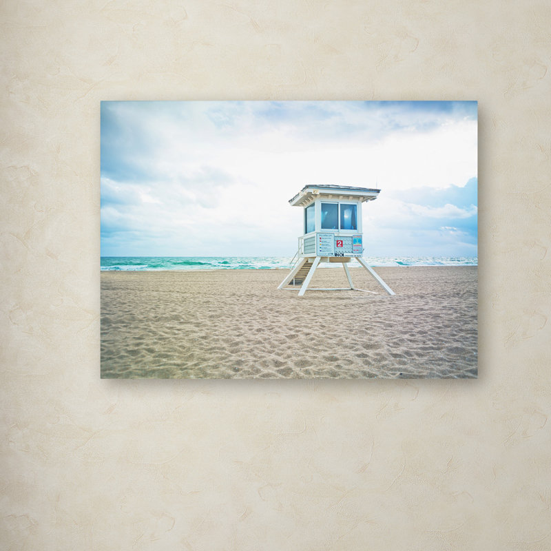 « floride beach chaise 2 » par preston photographie sur toile tendue, H 35 po x l 47 po x P 2 po