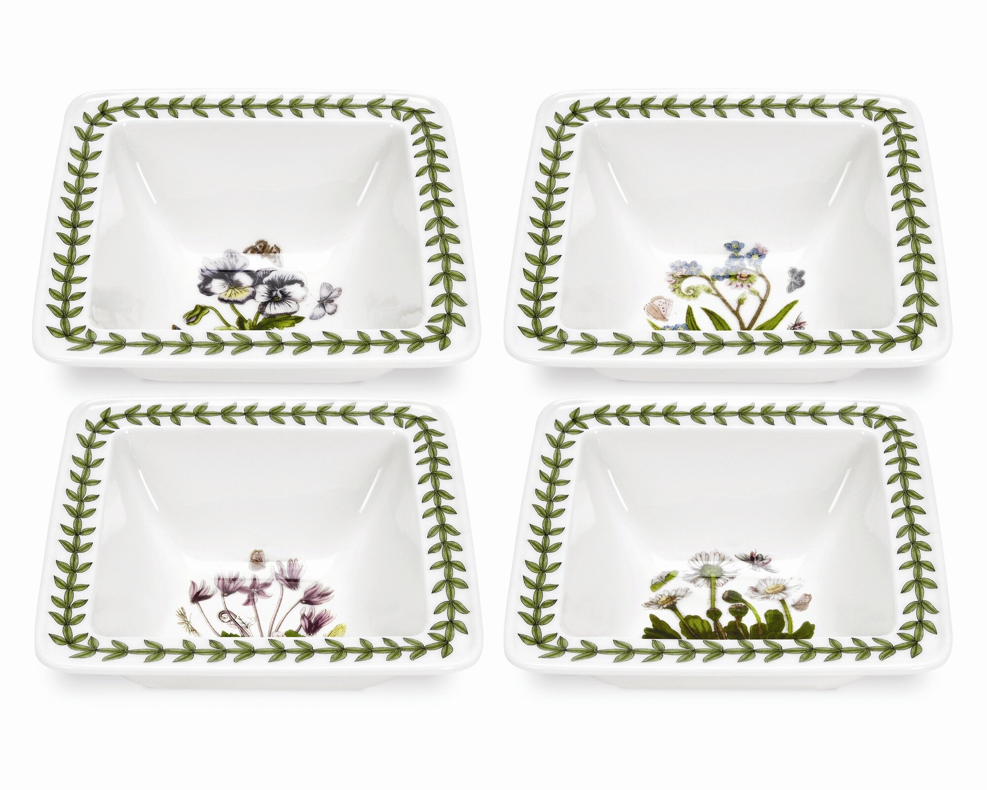 Portmeirion Dinnerware, Botanic Garden Square 12 Piece Set