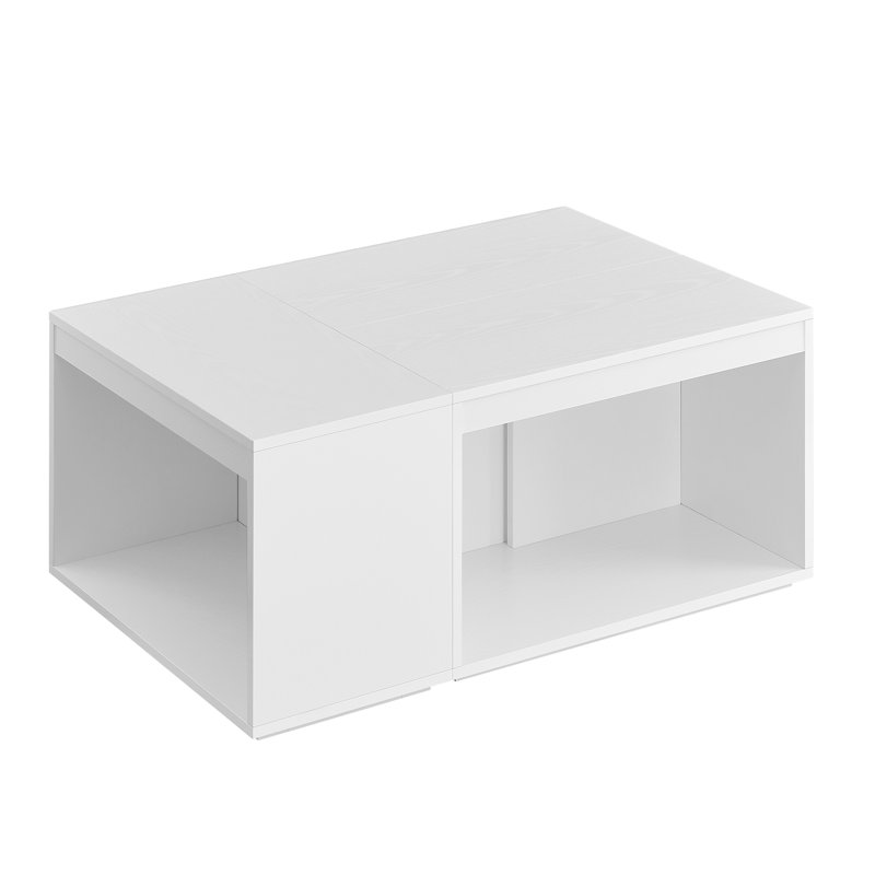 Rondall Coffee Table with Storage, White