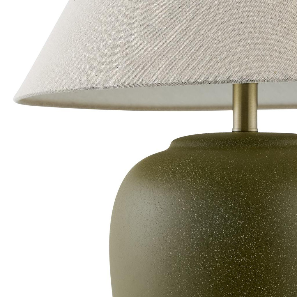 Eustacia Ceramic Table Lamp, Green