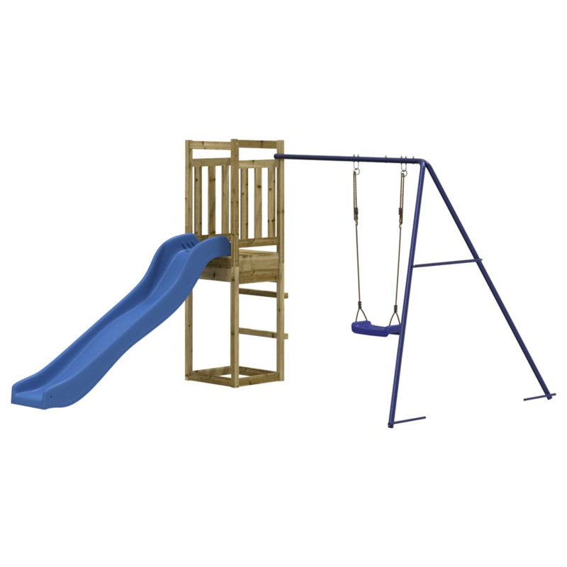 Garay Freeport Park Swing Set with, Green
