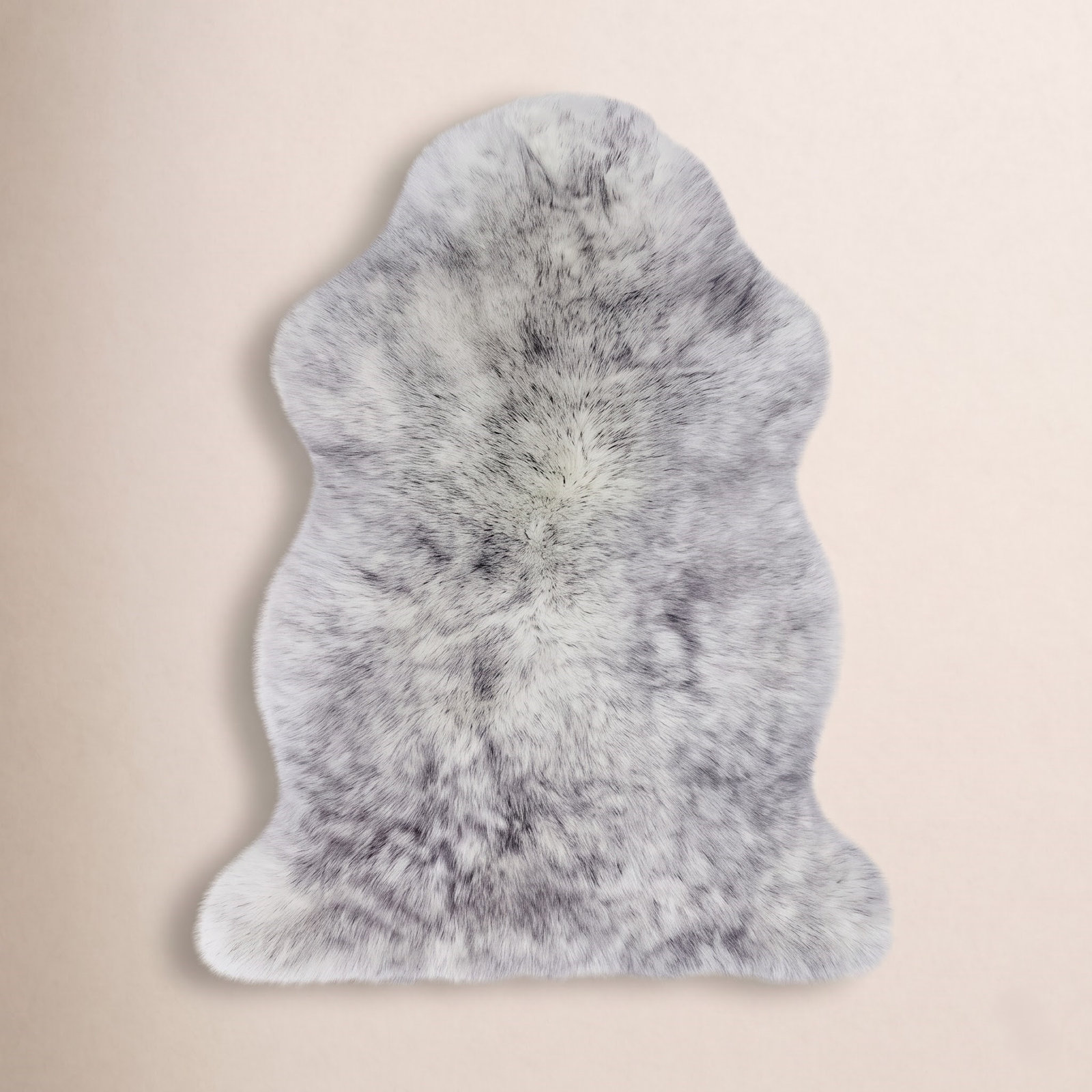 Lemont Husky Tip Handmade Sheepskin Rug, Novelty 2' x 3'