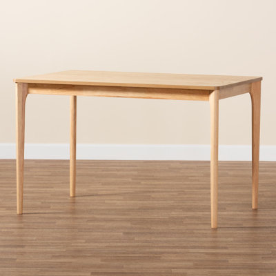 Zalia Solid Wood Base Dining Table