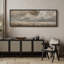 «Stormy Ocean Wave Cloudscape Neutral Coastal», impression sur toile encadrée-133897426-133897428