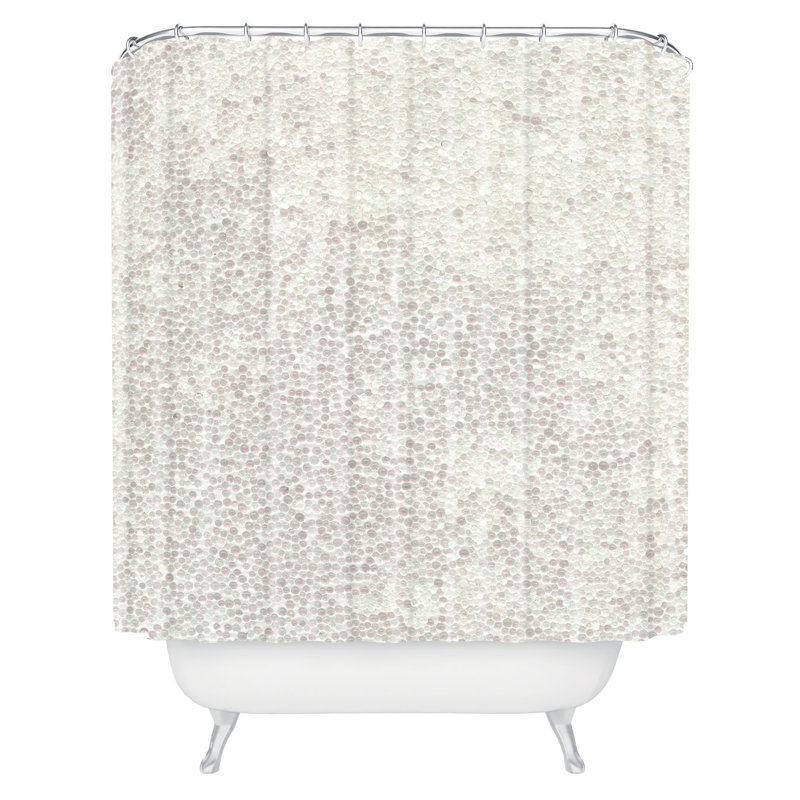 Rideau de douche simple Ethier Snowballs