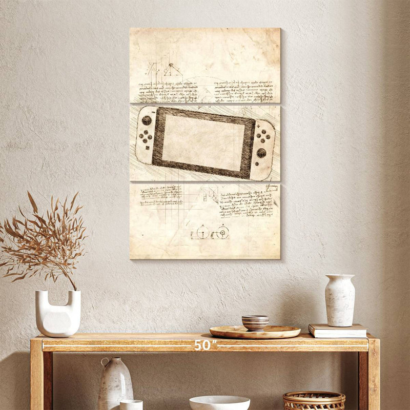 Console de l'interrupteur de la console, H 65 po x l 42 po