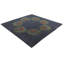 Tapis carré bleu marine Pineland 7 pi 7 po x 7 pi 7 po