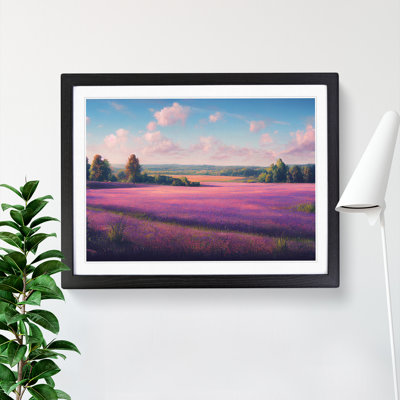 Mesmerising Bluebell Field - Single Picture Frame Print