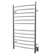Radiant Large Curved Towel Warmer Hybrid Hardwired or Plug in