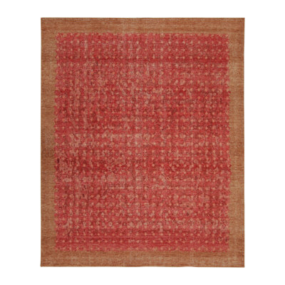 Homage Hand Knotted Wool Geometric Area Rug