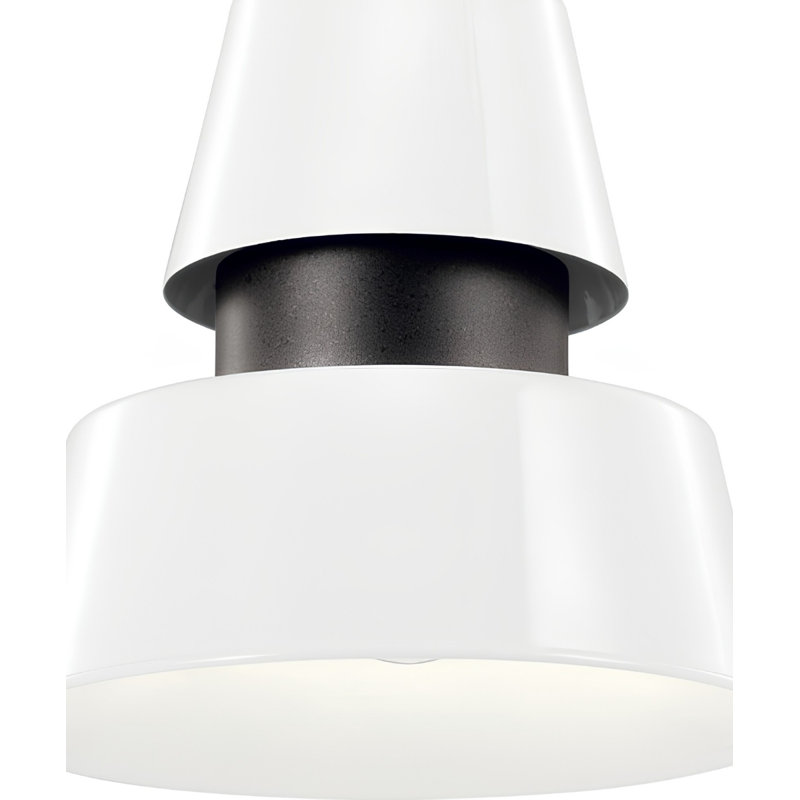1 White Pendant