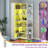 Naaliyah 6 Tier Corner Bookshelf, Bookcase With LED Light, L-Shaped Storage Bookcase For Home Office, Living Room-1725973027