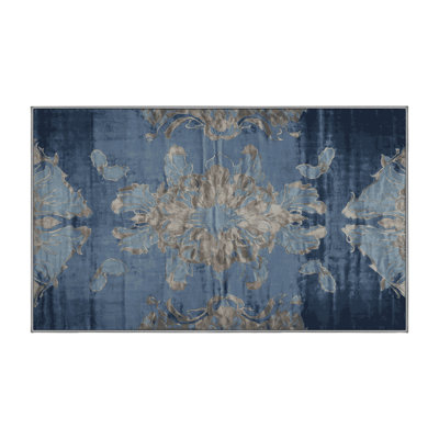 Tapis gris lavable à la machine