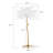 5-Light 35" Wide Tree Branch Flamingos Ostrich Josephine Feather Floor Lamp-699568445
