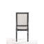 Chaise d'appoint en lin (ensemble de 2)