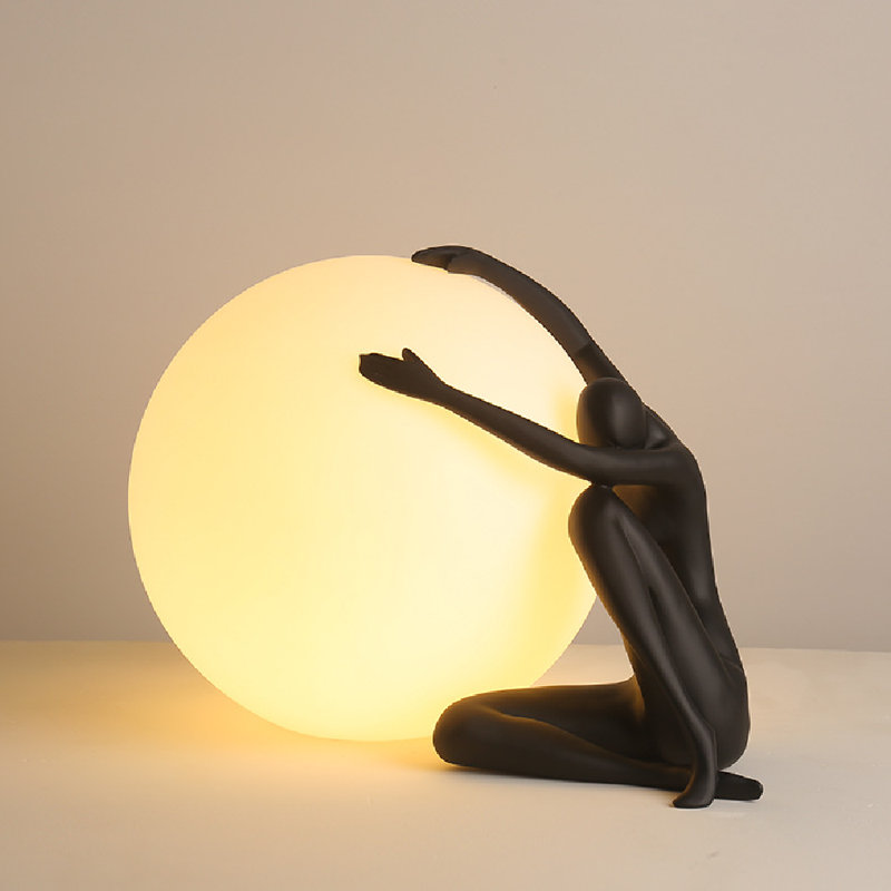 Novella 14'' Novelty Table Lamp, Black