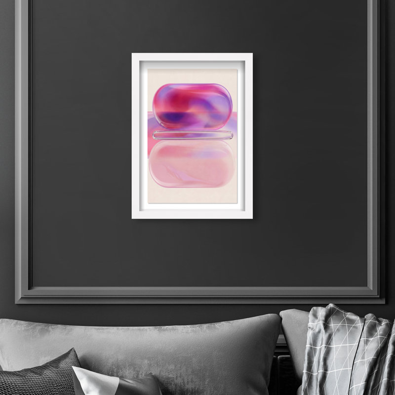Balanced Harmony Print by Oliver Gal, 46.5"H x 31.5"W, White Shadowbox