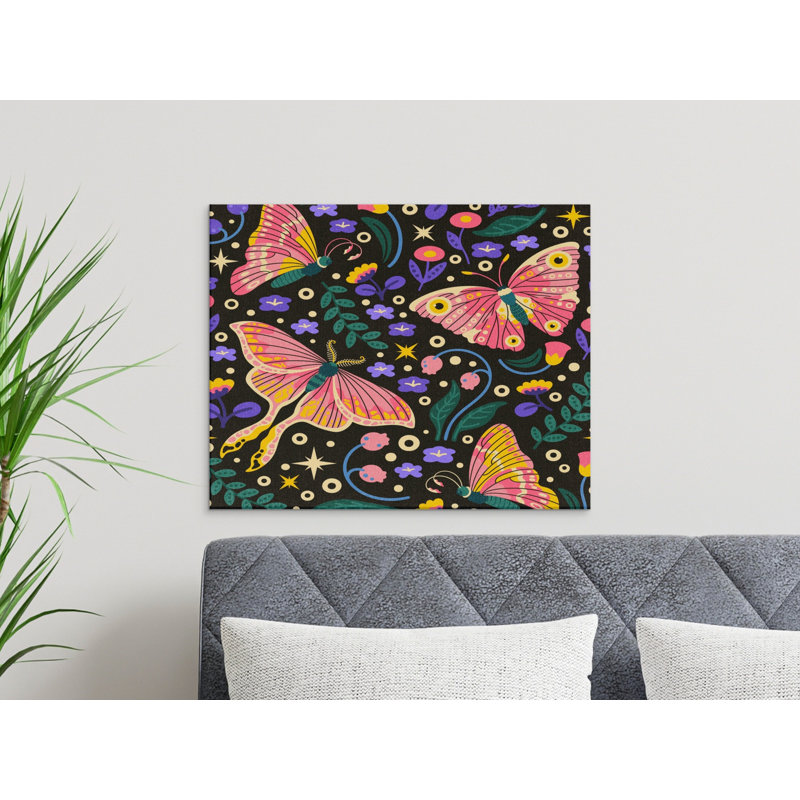 Ong 1 Piece Wrapped Canvas Wall Art Set, 32x24