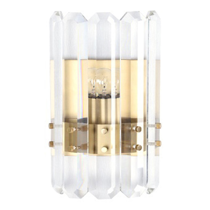 Amsterdam Solid Brass Flush Mounted Sconce
