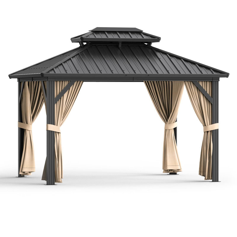 Awning - Aluminum Alloy + Iron Plate, Aluminum Double Roof Eaves