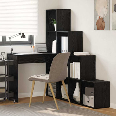Corner Desk 101.5 X 149.5 X 149.5 Cm Engineered Wood