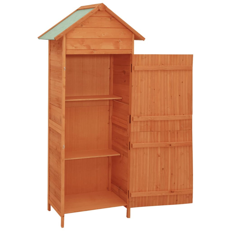 Remise à outils verticale en bois massif l 1,39 pi x P 2,1 pi Russo