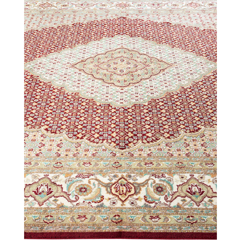 Classic One-of-a-Kind 6'8" x 9'9" Hand Knotted Area Rug