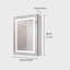 Armoire à pharmacie 20 po x 28 po avec miroir mural pour salle de bain avec lumières DEL