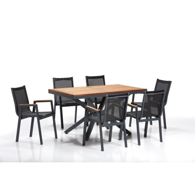 Gunaras 6 - Person Dining Set