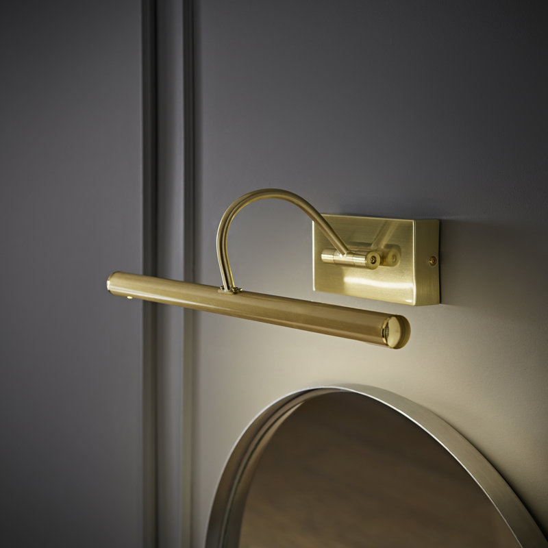 Amisadai LED Swing Arm Sconce, Gold
