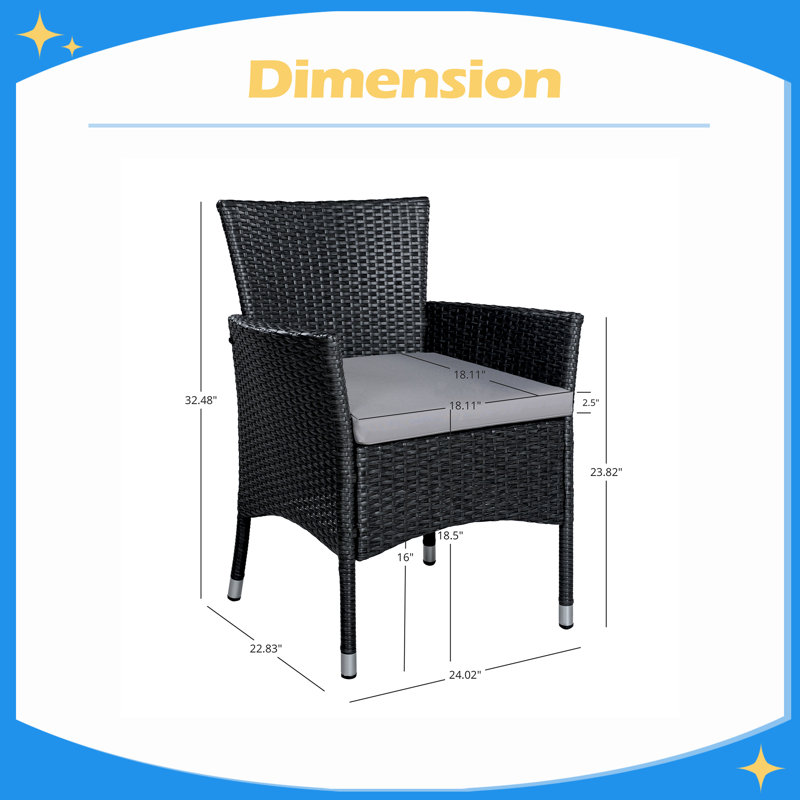 Chaise de salle à manger (ensemble de 2)