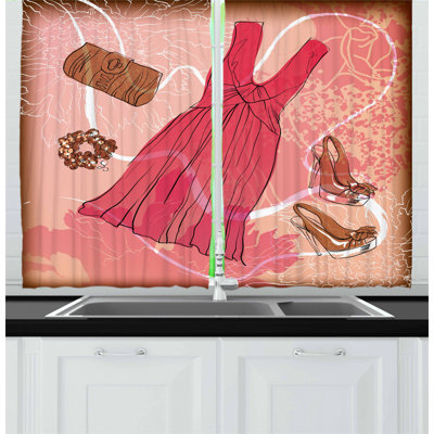 Pointed Kitchen Curtain