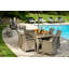 Savannah Outdoor 5 - Piece Dining Set with Cushions