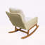 Chaise berçante minimaliste en osier avec coussins confortables et structure robuste-1398820085