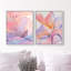 Watercolor Petals Set Abstract Canvas Print by Oliver Gal, Black Frame, 16 x 20-1074599073-1074599082