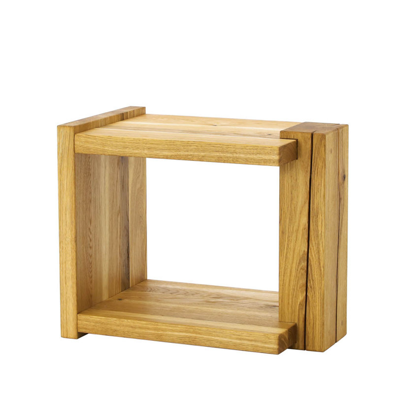 Jullian 55cm W Solid Wood Bedside Table
